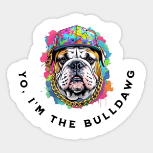 Bulldawg Beats: Droppin' Ruff Rhymes Sticker